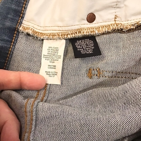 Madewell 32 Cali Demi-Boot Women’s Jeans High Rise Release Raw Hems Side Slits - Picture 11 of 12